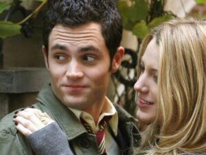 Imagem preta de Dan Humphrey (Penn Badgley) de Gossip Girl.